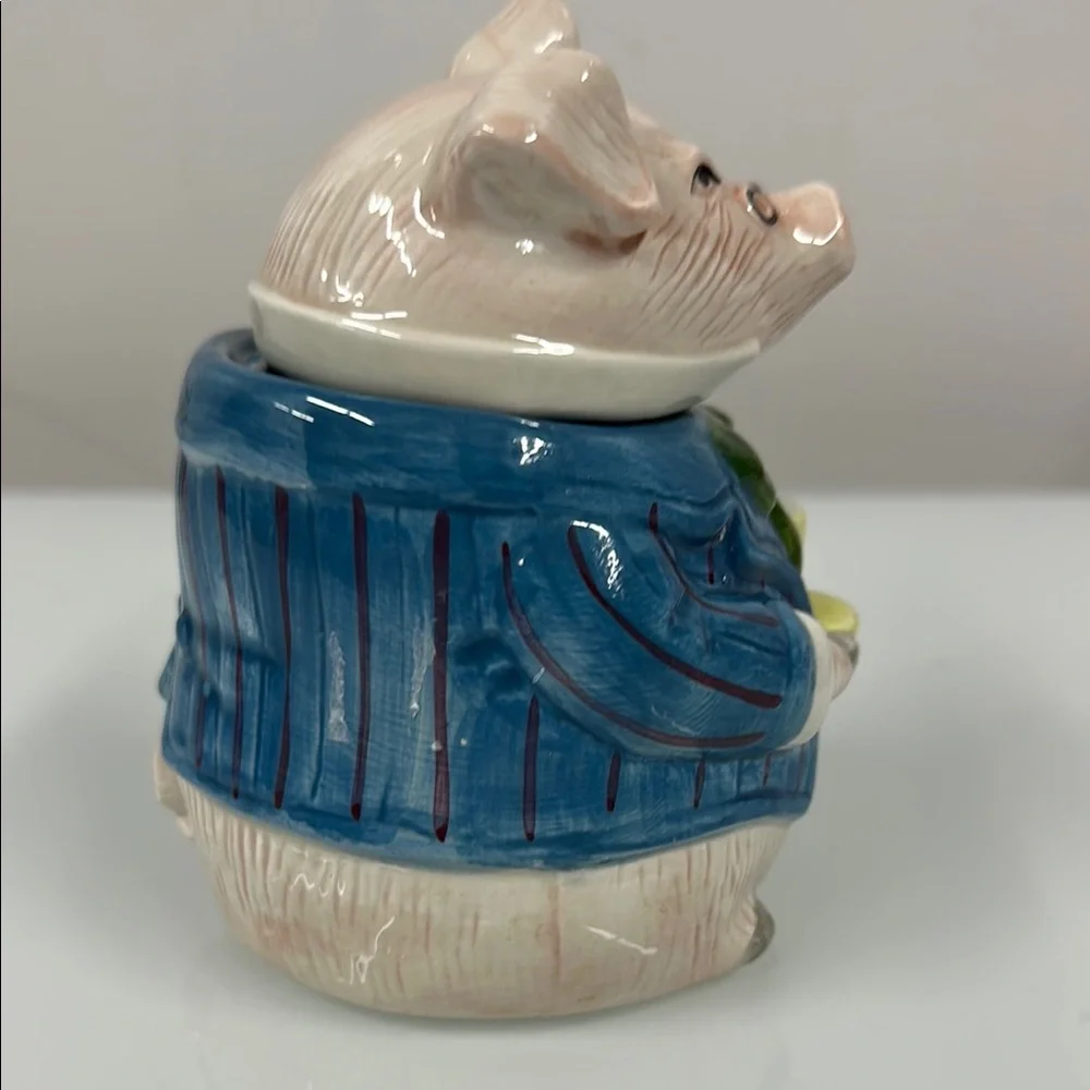 Fitz & Floyd "Bacon & Eggs" pig sugar bowl vintage - Picture 4 of 6